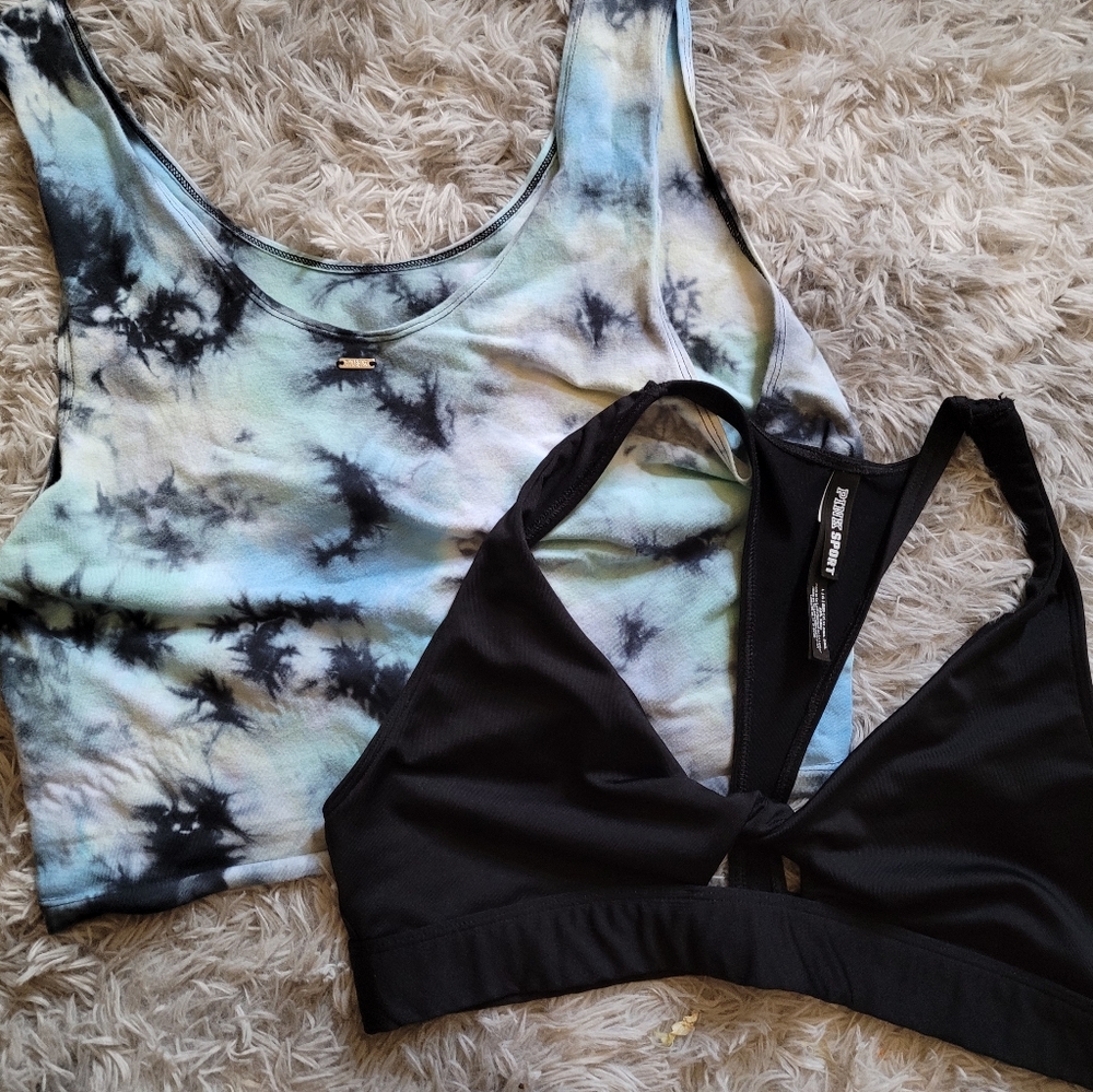Victorias secret Pink Sport twist front sports bra